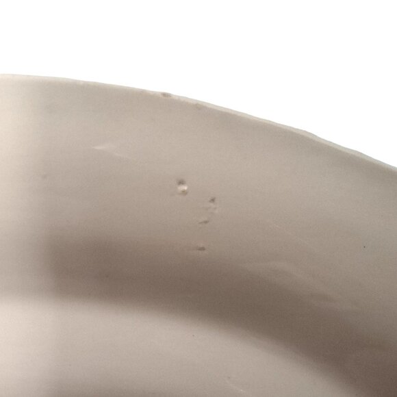 Homer Laughlin Eggshell Nautilus Large Floral Porcelain Platter 16 inch long - Picture 9 of 15